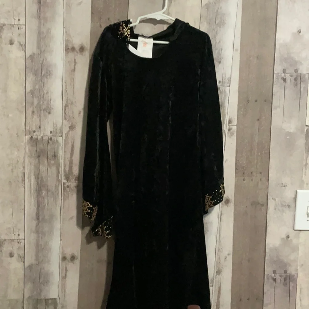 Rubies Midnight Princess Black Sorceress Robe size small - Picture 2 of 5